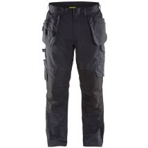 Pantalon de travail avec poches flottantes stretch 1496 - Noir/Gris foncé 3XL - FR(56) - SE(C62) - Courtes