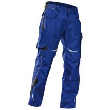 Kubler – Pantalon de jardinage bleu/noir – 65% polyester, 35% coton – Taille 102 – Poches genouillère CORDURA