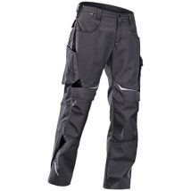 Kubler – Pantalon de jardinage anthracite/noir – 65% polyester, 35% coton – Taille 28