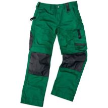 Pantalon de travail Champ – Taille 56 – Vert / Gris – 65% polyester, 35% coton – Salopette de travail
