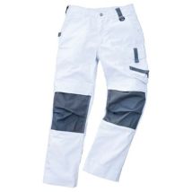 Excess Professional Workwear - Pantalon De Travail Champ, Taille 58, Blanc/gris