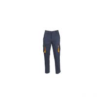 Pantalon de travail en tissu élasthanne bleu foncé (Taille 50)