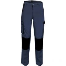 Pantalon de Travail Femme Bleu Marine - Fashion Sécurité - Résistant, Confortable et Tendance - Bricolage et Jardinage - 46