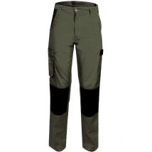 Pantalon de Travail Femme Kaki - Fashion Sécurité - Résistant, Confortable et Tendance - Bricolage et Jardinage - 42