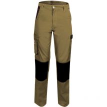 Pantalon de Travail Femme Sable - Fashion Sécurité - Résistant, Confortable et Tendance - Bricolage et Jardinage - 42