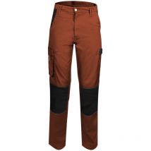 Pantalon de Travail Femme Terracotta - Fashion Sécurité - Résistant, Confortable et Tendance - Bricolage et Jardinage - 42
