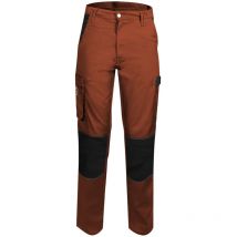 Pantalon de Travail Femme Terracotta - Fashion Sécurité - Résistant, Confortable et Tendance - Bricolage et Jardinage - 34