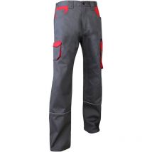 Pantalon bicolore biais rétro - 110821 lin LMA taille 42