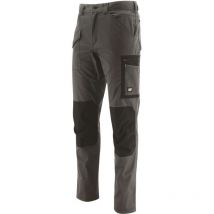 Pantalon de travail homme Essentials Cargo Caterpillar 1810083 - Gris foncé / Noir - 50 - Jambes standards