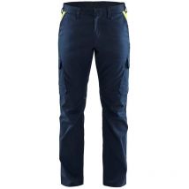 Pantalon de travail pour l'industrie stretch 2D 1444 - Marine/Jaune 2XL - FR(52) - SE(C58) - Standards