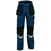 Cofra Arbeitshose Mit Vielen Taschen Und Reflektionsstreifen 62 Marineblau