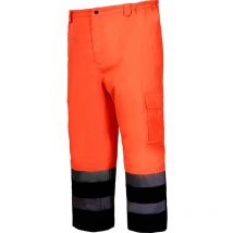 Pantalon De Travail Rembourré Haute Visibilité, Orange, "l", Ce, Lahti