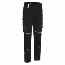 Pantalon North Ways Sacha Noir/Jaune fluo 1388 T.46
