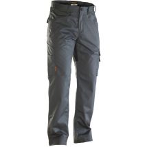 Pantalon De Travail Stretch 2317 De Jobman Gris/noir, Taille Eu 50/ Fr 44