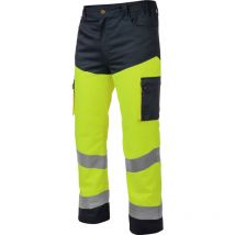 Pantalon de travail Würth Modyf haute-visibilité jaune/marine 3XL