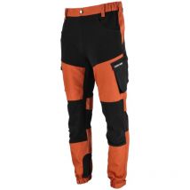 Pantalon De Travailavec Poches Brique Rouge-noir, 's', Ce, Lahti