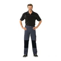 Pantalon à ceinture Canvas 320 taille 60 gris/noir 65 % pes / 35 % co