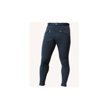ITA 48, Blanc: Pantalon d'équitation homme multi stretch avec poches zippées