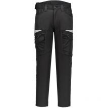 Portwest - Pantalón DX4 Service tejido elástico de mayor movimiento DX443 46 pulgadas Negro
