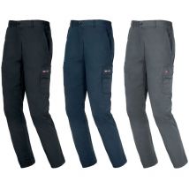 Issa - Pantalones de trabajo elásticos Industrial Starter Easystretch 8038 - xl - Negro