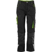 Pantalon enfant fortis 24 noir/vert citron Taille 98-104