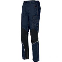 Starter - Issaline 8830B-040 Pantalón de trabajo elástico extremo azul m