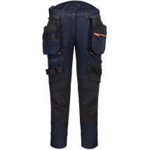 Dx4 pantalon à poche de holster détachable pour femmes - taille 26 - marine foncé Portwest