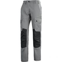 Pantalon Femme Craft Worker Gris Convoy/noir S - Fr(40)
