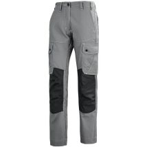 Cepovett - pantalon femme craft worker gris convoy/noir xl - FR(50)
