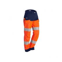 Pantalon femme haute visibilité luklight orange/marine - 48 Molinel