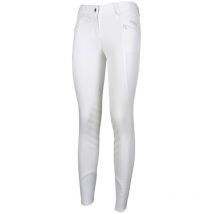 ITA 48, Bleu mat: Pantalon femme surpiqué modèle Louise
