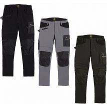 Diadora Utility Pant Carbon Pantalon de travail - M - Gris