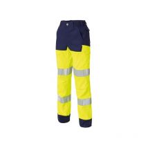 Pantalon haute visbilité luklight verylight jaune/marine - 48 Molinel