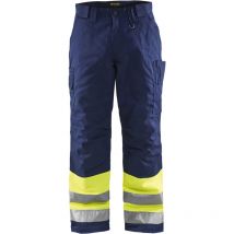 Pantalon de travail haute visibilité hiver 1862 - Jaune fluo/Marine 2XL - FR(52) - SE(C58) - Standards
