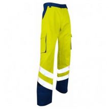 Protection Pantalon Hv - Bleu/Jaune Fluo - T.48 - 1563