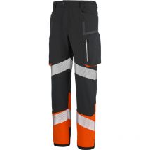 Hose Hemera – Schwarz / Neonorange – Cordura – Reflektierende Streifen – Größe L (50)