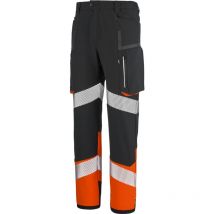 Pantalon hemera noir / orange fluo 2XL - FR(58)