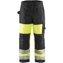 Pantalon de travail haute visibilite hiver 1883 - Jaune fluo/Noir m - FR(44) - SE(C50) - Courtes