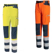 Pantalón Industrial Starter HV Softshell Light alta visibilidad - XXXL - Orange