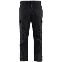Pantalon de travail pour l'industrie stretch 2D 1444 - Noir/Rouge m - FR(44) - SE(C50) - Longues