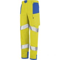 Pantalon Iris Pi Jaune Fluo / Bleu Azur L - Fr(48-50)