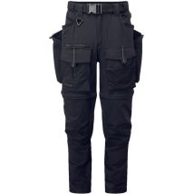 Portwest - Pantalon modulable ultime 3 en 1 - taille 56 - noir/jaune