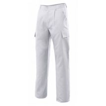 Pantalón Básico Industrial Con Bolsillos De Parche Tapeta Y Velcro Velilla Serie 31601