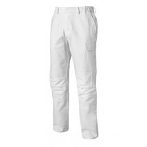 Pantalon de travail new pilote à poches genouillères blanc T44/46 Muzelle Dulac newpilopnpgbla T2