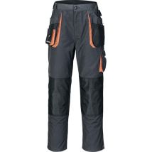 Terratrend - Pantalon Pour Hommes Taille 46 Gris Foncé/noir/orange 65 % Pes / 35 % Co