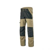 Pantalon renforcé craft worker gris convoy / noir 62 Cepovett safety