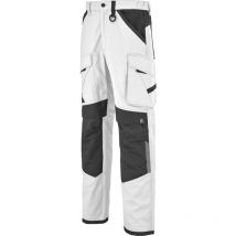 Pantalon ruler blanc / gris charcoal s - FR(40-42)