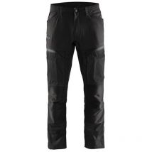 Pantalon de travail stretch 1456 - Noir/Gris foncé xl - FR(48) - SE(C54) - Courtes