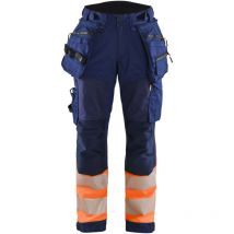 Pantalon softshell haute visibilité classe 1 femme 7114 - Marine/Orange s - FR(38) - SE(C36) - Standards