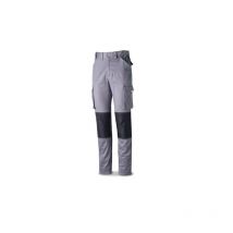 BRAND Labor Protection Pantalon Stretch avec renfort Taille 50 en coton et élasthanne en gris et noir 588-PSTRG5